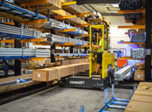 Combilift – Combi-ST – multi-directional stand on forklift - Speciality Metals - Order Picking Combilift – Combi-ST – multi-directional stand on forklift - Speciality Metals - Order Picking